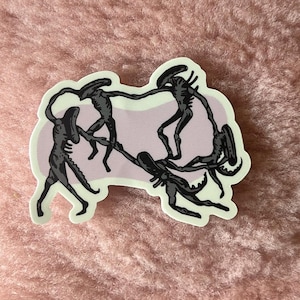 The Dance Xenomorph Mattise Vinyl Sticker