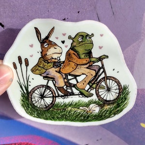 Shrek and Donkey x Frog and Toad magnet