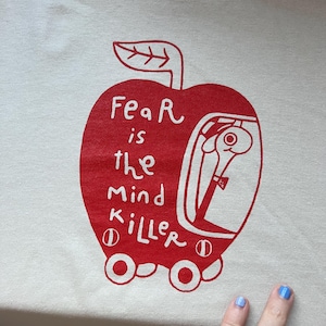 Wormy Dune Shirt (Hand printed!)