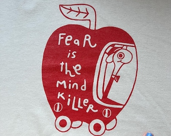 Wormy Dune Shirt (Hand printed!)