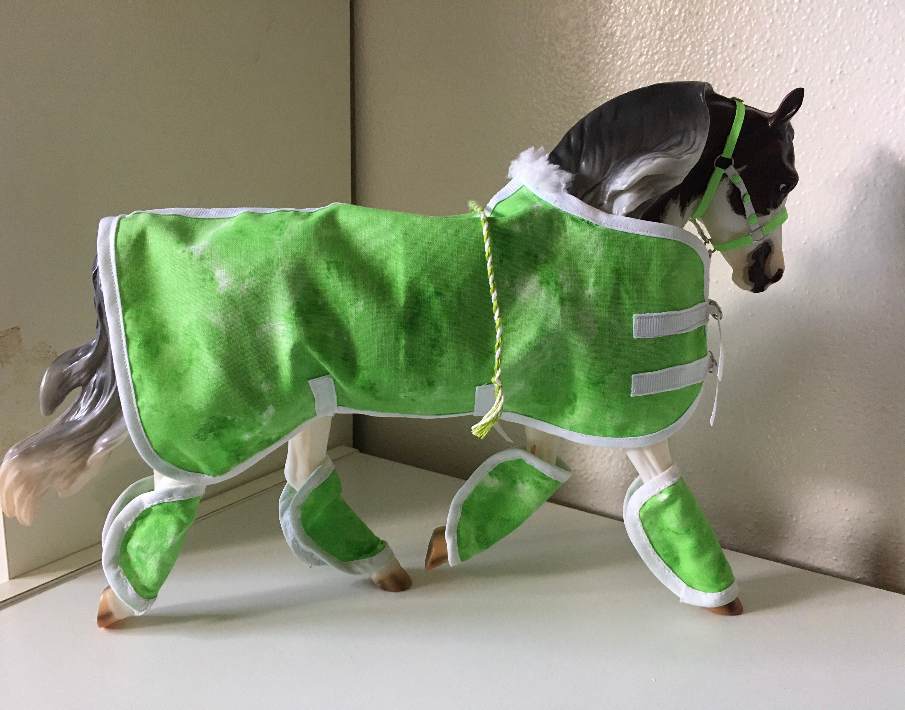 Breyer Model Horse Green Blanket Breyerfest 2021 Exclusive Etsy UK