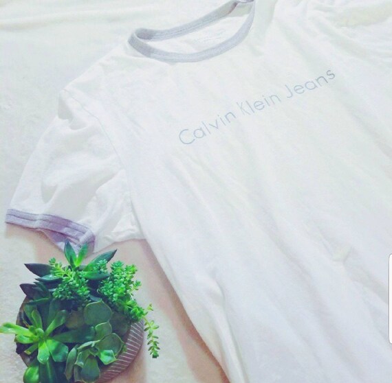 calvin klein ringer t shirt