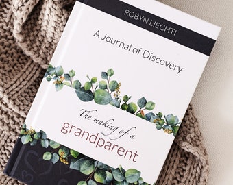 Grandparent Memory Book, Gift for Grandparents, Guided Journal, Heartfelt Keepsake Gift