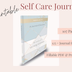 Digital Self-Care Journal, Printable Journal, Self-Love Journal, Wellness Journal, PDF Journal