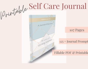 Digital Self-Care Journal, Printable Journal, Self-Love Journal, Wellness Journal, PDF Journal