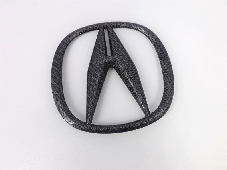 Acura MDX 20142016 Carbon Fiber Front Grille Emblem Badge Etsy