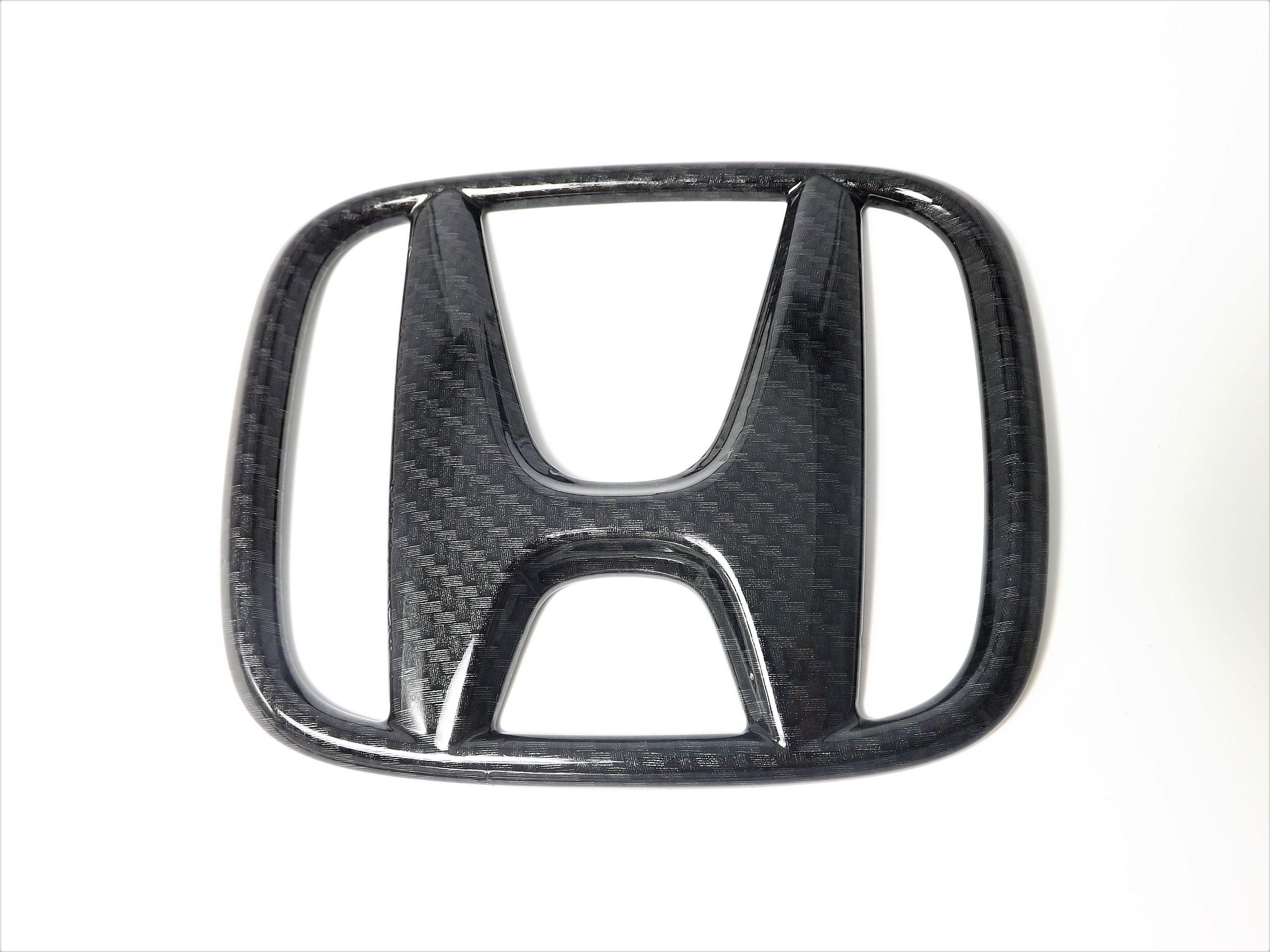 Honda Civic Carbon Fiber Grille Emblem 20162021 OEM Front Etsy Canada