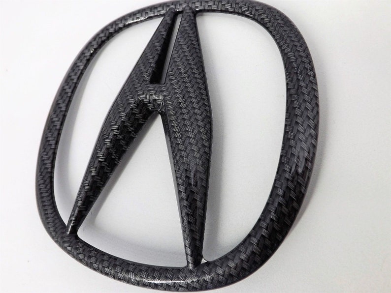 Acura MDX 20142016 Carbon Fiber Front Grille Emblem Badge Etsy