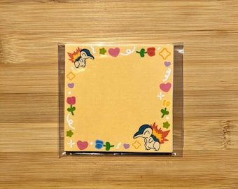 Handmade Cyndaquil Notepad