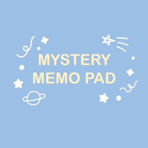 Mystery Memo Pad