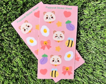 Puppycat Sticker Sheet