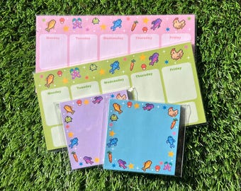 Handmade Stardew fish planner set