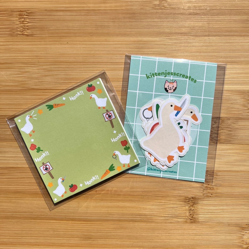 Goose Memo Set Memo + Stickers