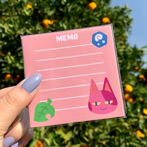 Handmade ACNH Bob Memo Pad