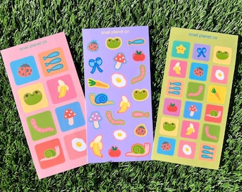 Friends & Food Sticker Sheet Set
