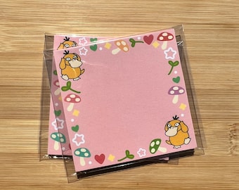 Handmade Psyduck Notepad