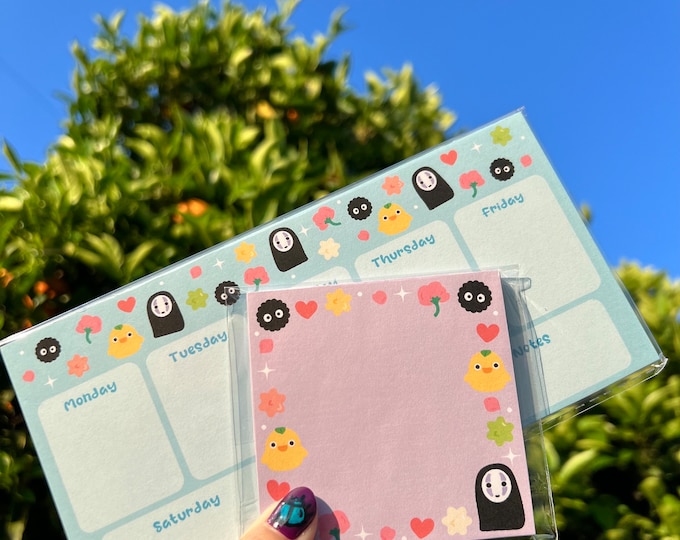 Handmade Kawaii Ghost Planner Set
