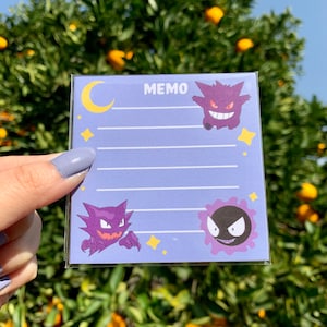 Handmade Lavender Town Memo Pad