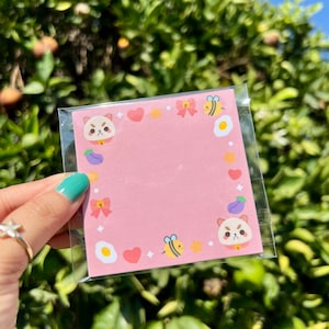Handmade Puppycat Notepad