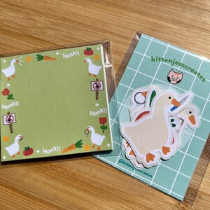 Goose Memo Set 画像 2