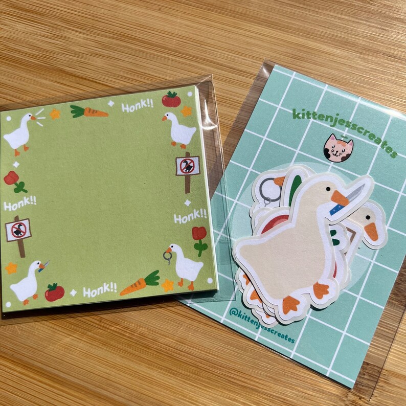 Goose Memo Set 画像 2