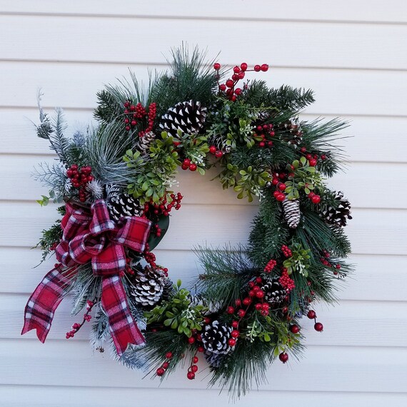 深い森のリース Christmas wreath A Christmas wreath with the scent of the forest.