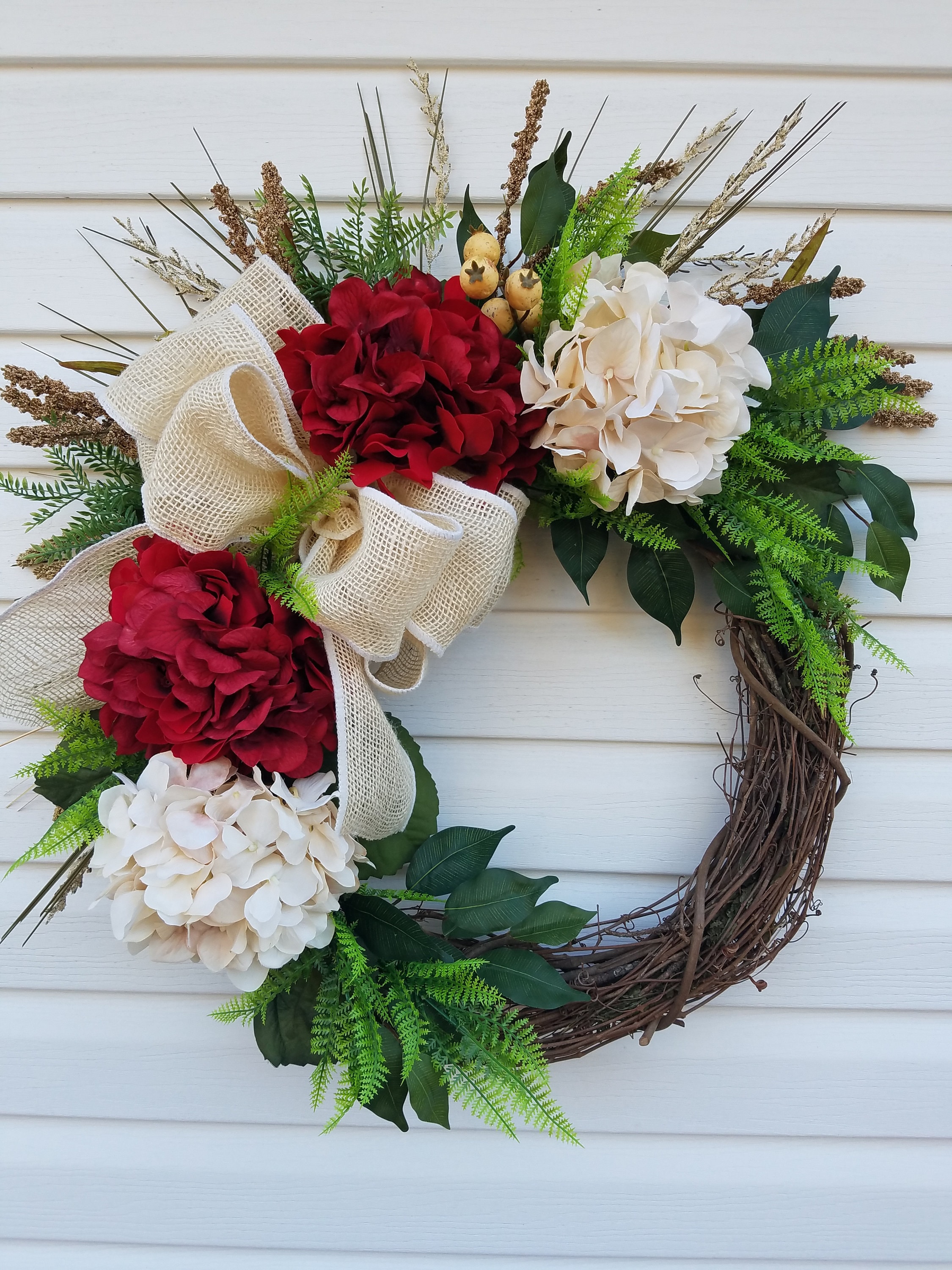 Year Round Wreath for Front Door All Season Wreath Rustic Etsy