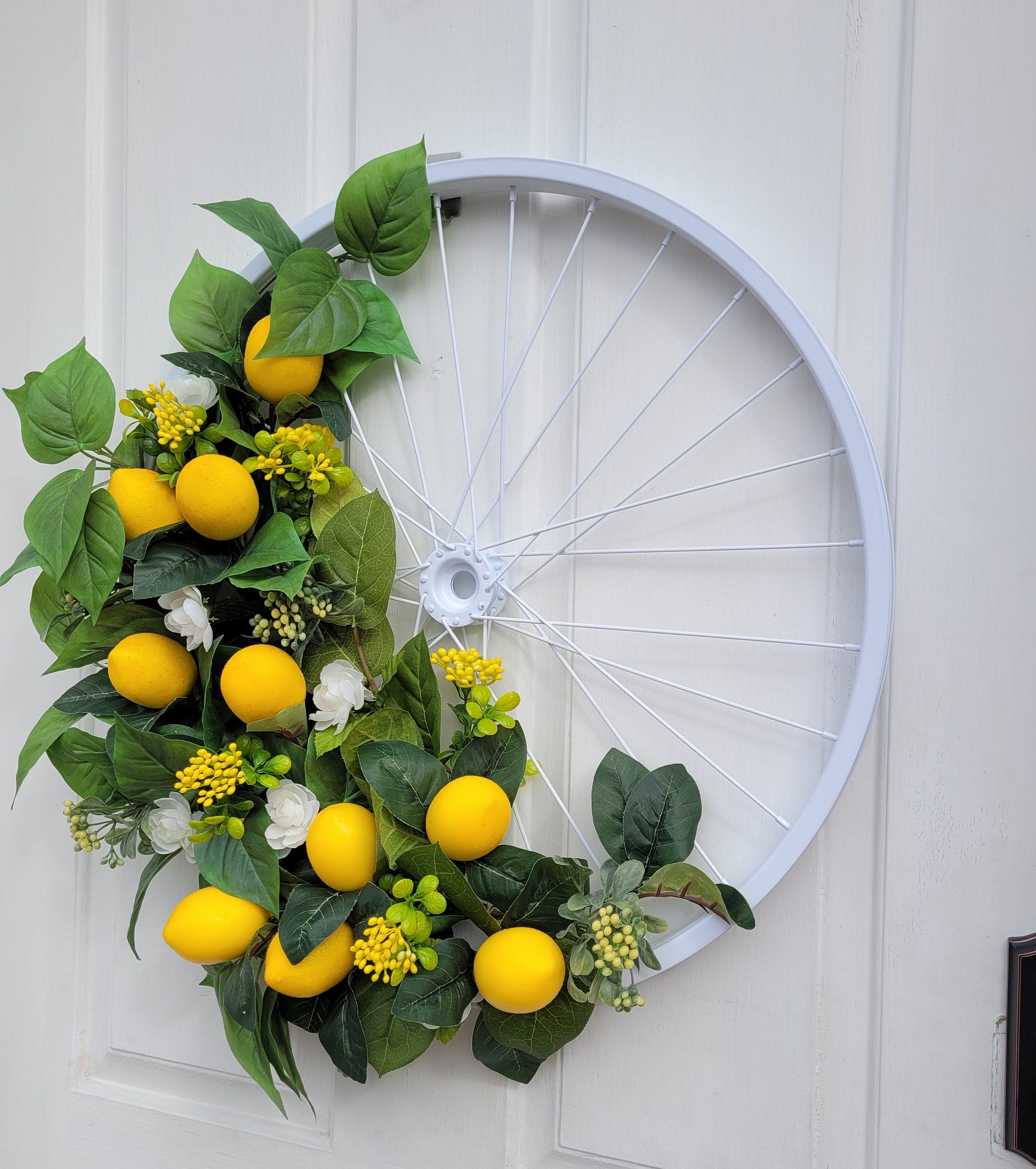 All year along Wreath Citrus Wreath,Gift for Mom Spring Wreath Lemon Summer Wreath House warming gift. All year along Wreath Citrus Wreath,Gift for Mom Spring Wreath Lemon Summer Wreath House warming gift.