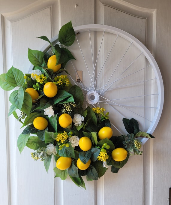 All year along Wreath Citrus Wreath,Gift for Mom Spring Wreath Lemon Summer Wreath House warming gift. All year along Wreath Citrus Wreath,Gift for Mom Spring Wreath Lemon Summer Wreath House warming gift.