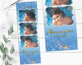 Sjabloon glazen muiltjes 2 x 6 inch