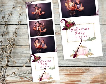 Sjabloon fotohokje heksenhoed 2 x 6 inch