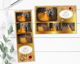 Beauty and the Beast Photo Booth-sjabloonset (2 x 6 en 4 x 6) direct downloaden