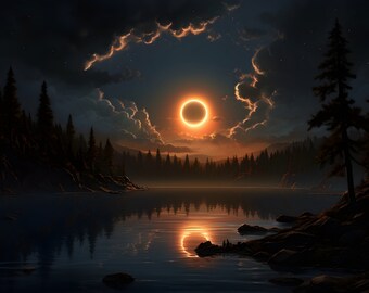 Zonsverduistering groen scherm Photo Booth achtergrond