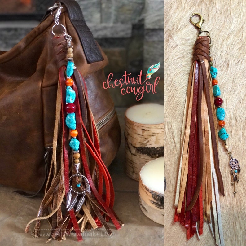 Leather Purse Tassels
