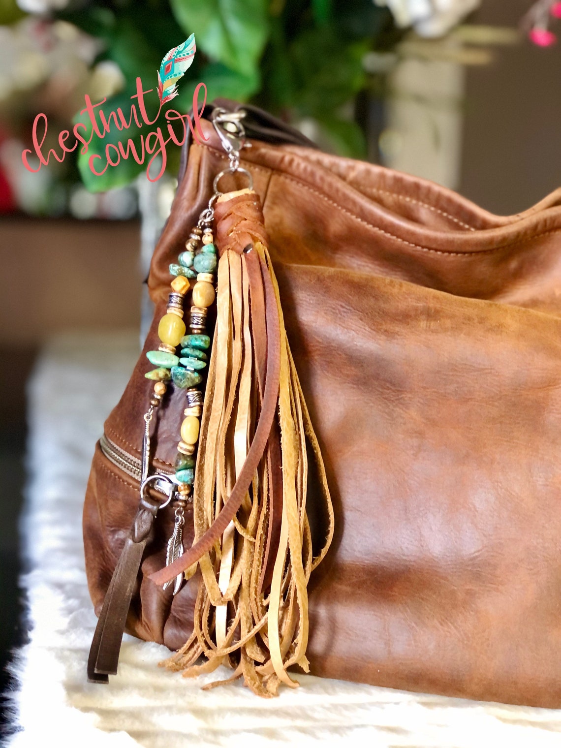 Leather Purse Tassels Etsy