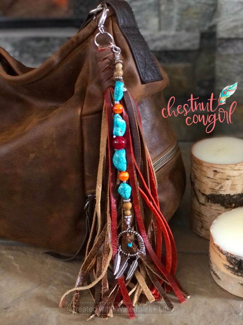 Leather Purse Tassels