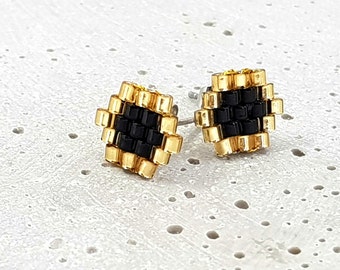 Schwarzer Diamant Ohrstecker Etsy