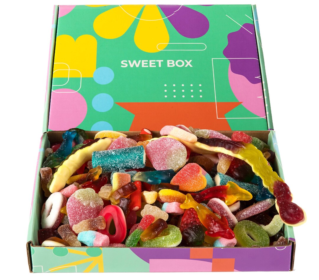 Premium Assorted Pick N Mix 1kg Hamper Gift Box - Random Pick & Mix ...