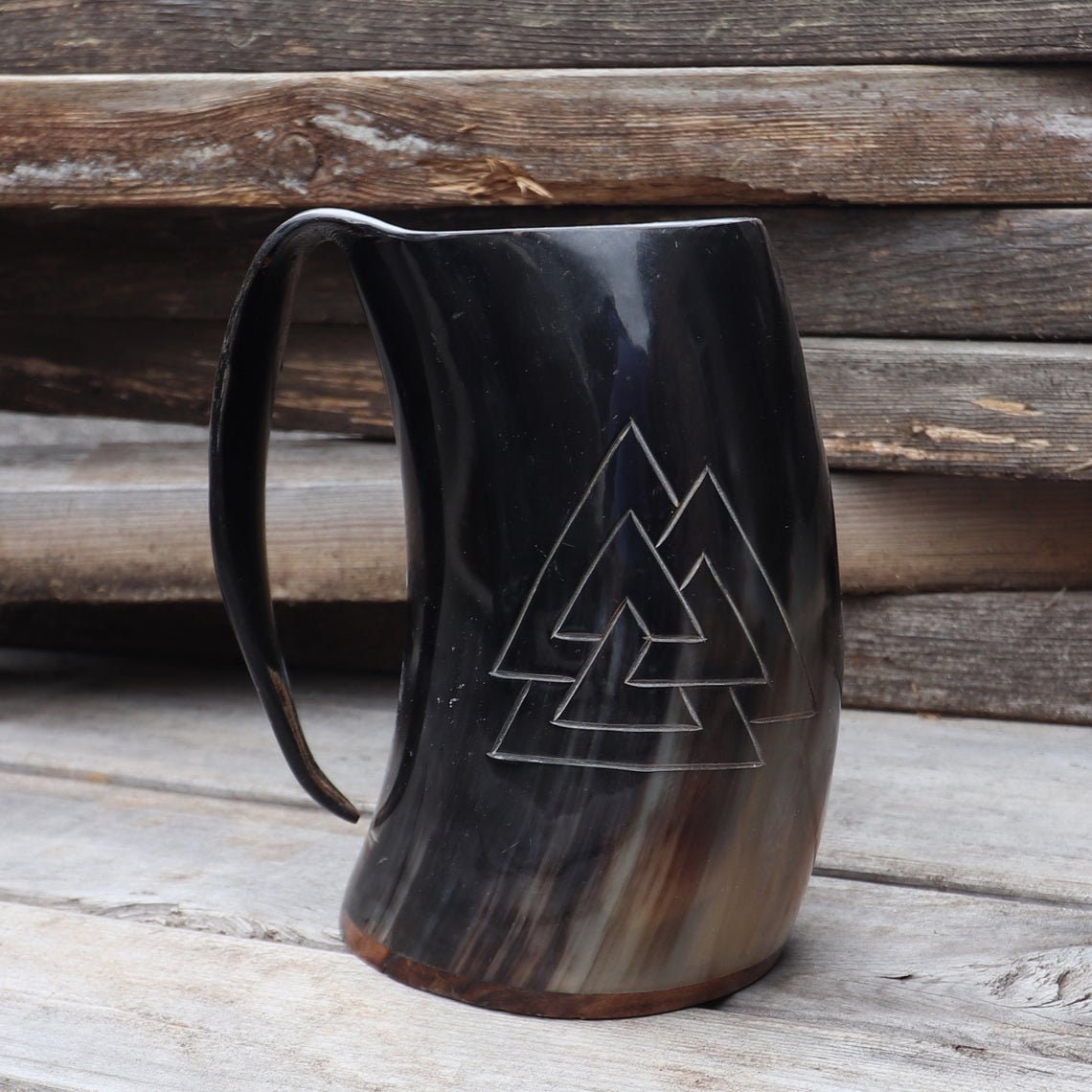 Horn Mug Personalized Horn Mug Engarved Horn mug Personalized Etsy