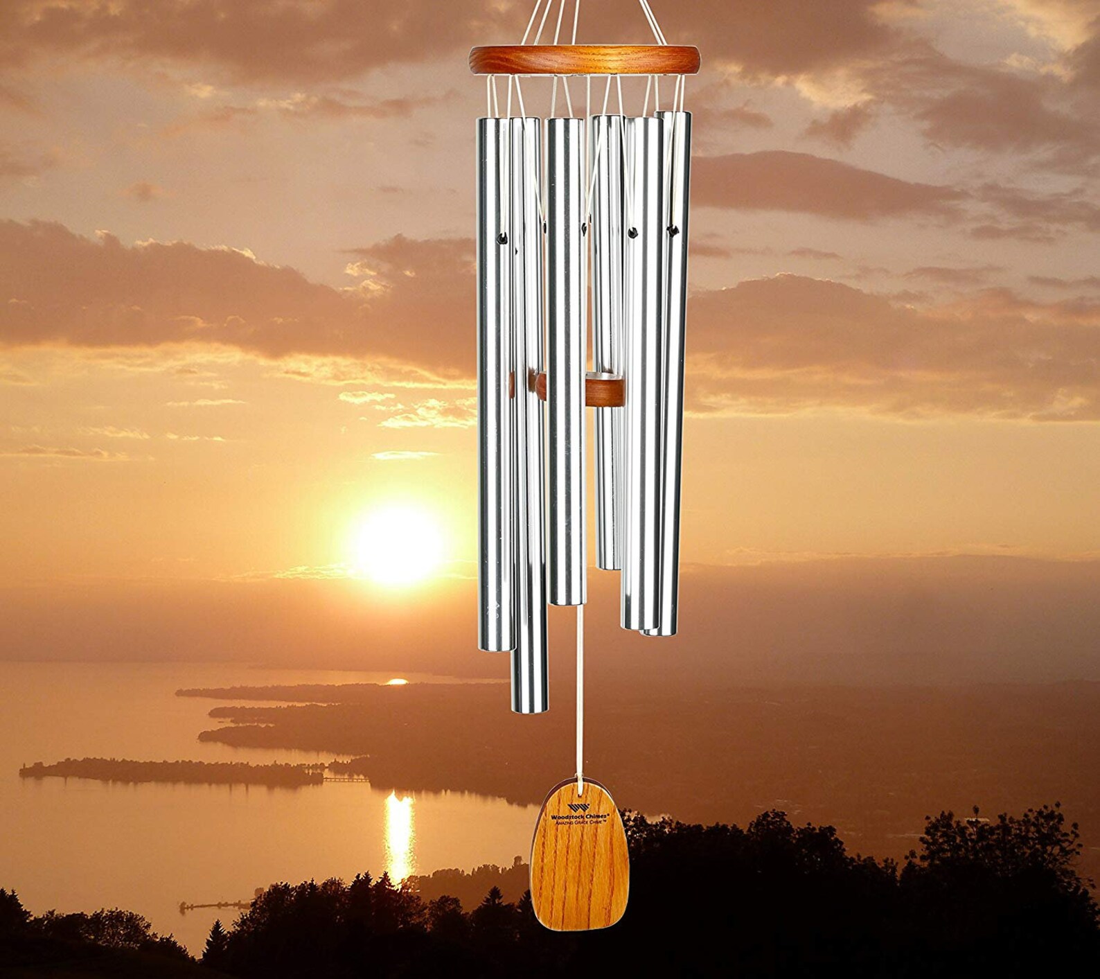 Memorial Wind Chime Engraved Wind Chimes Personalized Memorial Etsy