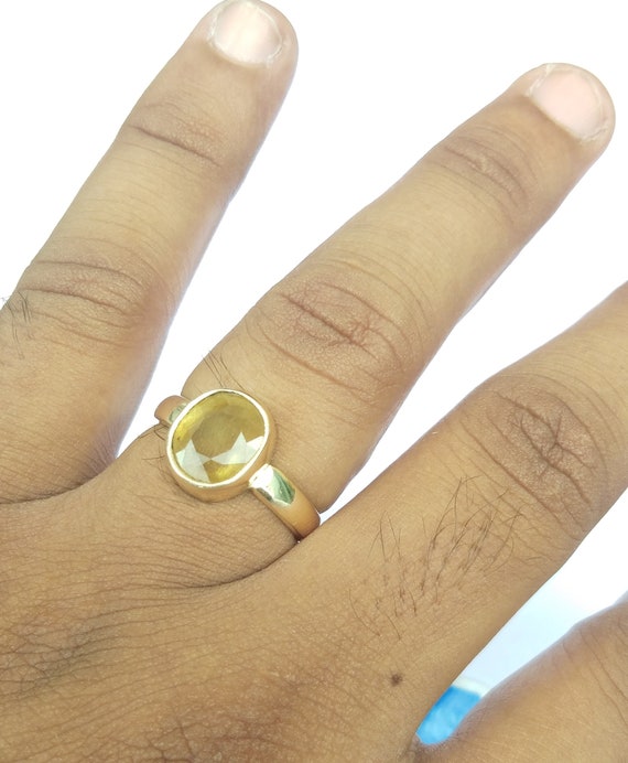 pukhraj ring for men