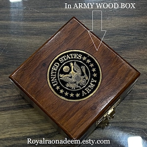 Army Gift, Engraved Army Compass, Personalized Army Compass, Army Retirement Gift, Engraved Army