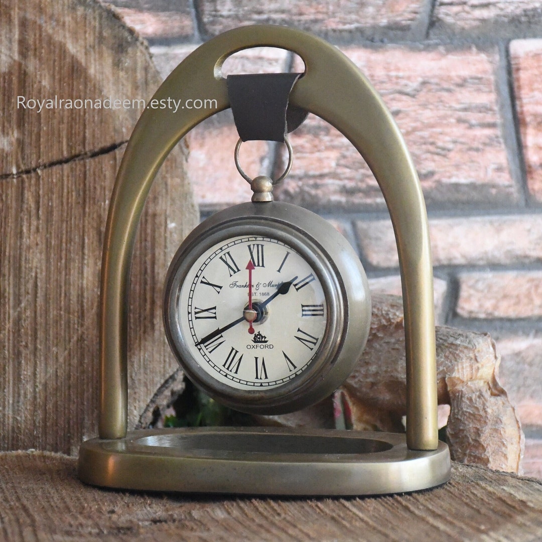 Personalized Clock, Table Clock, Engraved Office Home Desk Clock, Gift ...