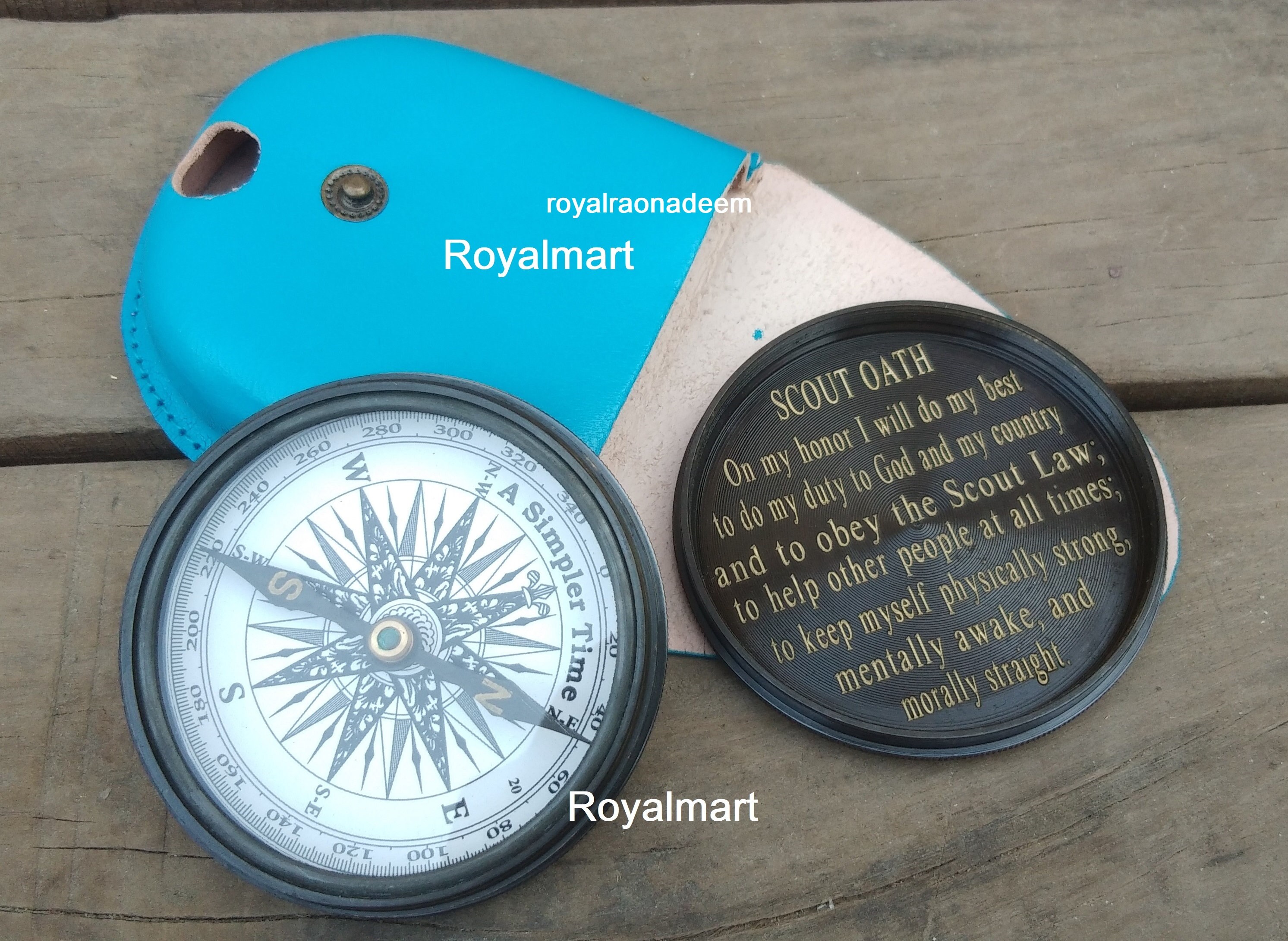 Compass Engraved Eagle Scout Brass Compass with Optional Scout | Etsy