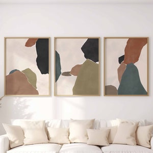 Japandi Art Print Set Of 3 Piece Wall Art Set Printable Decor Art Print Downloads Art Neutral Poster Prints Wabi Sabi Wall Art