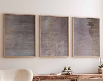 Neutral Abstract Art Grey Wall Art Set of 3 Printable Wall Art Nordic Prints for Office Wall Art for Living Room Art Modern Digital Download