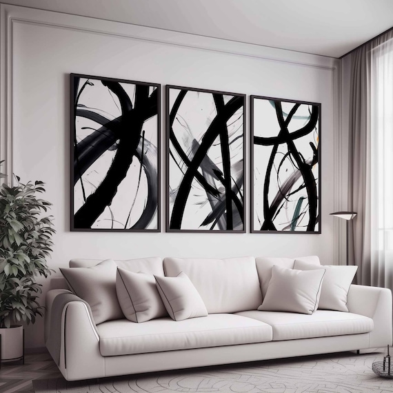 Set Di 3 Poster Calcio Bianco E Nero | Stampe Artistiche Moderne Per Parete | Decorazione Senza Cornice Per Soggiorno O Camera Da Letto (21x30 Cm) - 3