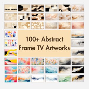 Abstract Frame Tv Art Set Samsung Frame Tv Art Neutral Frame Tv Art Digital Art Frame Tv Art Bundle Colorful Frame Tv Art Instant Download