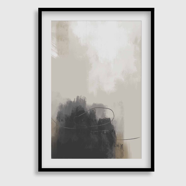 Modern Simple Neutral Gallery Wall Art Set of 3 Pastel Nordic Prints ...