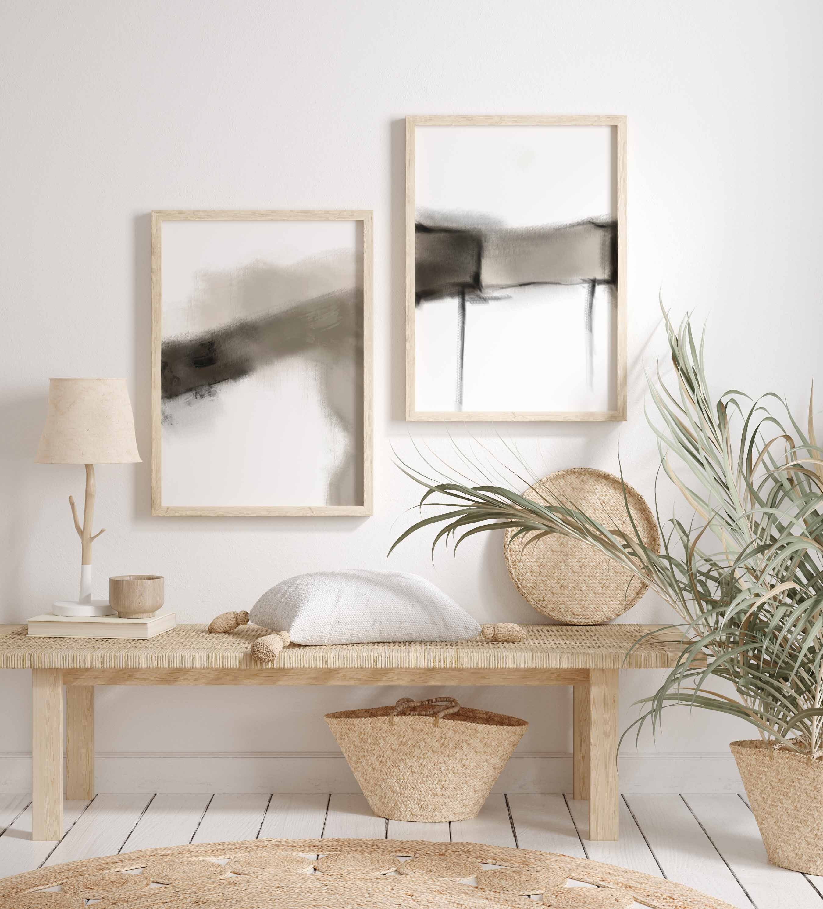 Printable Minimalist Modern Neutral Abstract Poster Gallery Wall Art ...